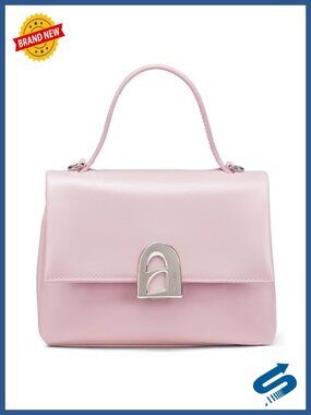 Genuine Leather Small Top Handle Handbag Shoulder Crossbody Bag
